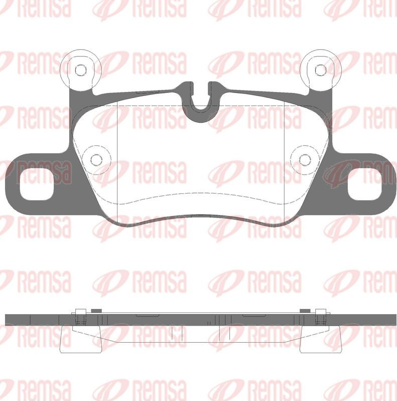 Тормозные колодки Remsa. Артикул 1714.30