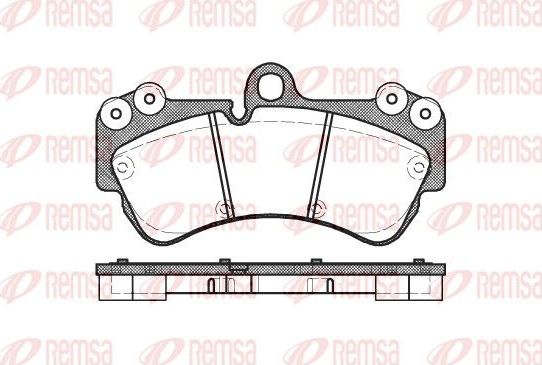 Тормозные колодки Remsa. Артикул 0994.00