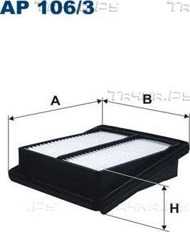 Воздушный фильтр Filtron. Артикул AP 103/7
