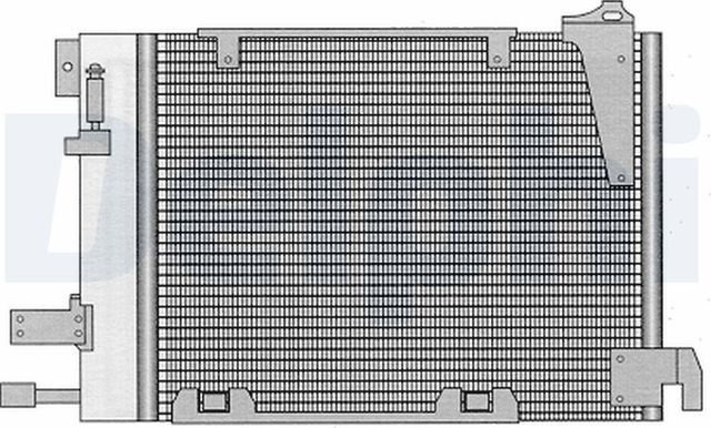 Радиатор кондиционера (конденсатор) Delphi для Opel Zafira A 1999-2004. Артикул TSP0225221
