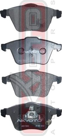 Тормозные колодки Akyoto Packing AKYOTO. Артикул AKD-5802