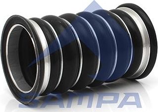 Патрубок интеркулера Sampa для Scania G 2004-2015. Артикул 043.457
