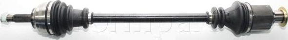Полуось (привод в сборе, приводной вал) Formpart. Артикул 22380095/S