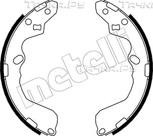 Тормозные колодки Metelli задние для Mazda 626 IV (GE) 1992-1997. Артикул 53-0212