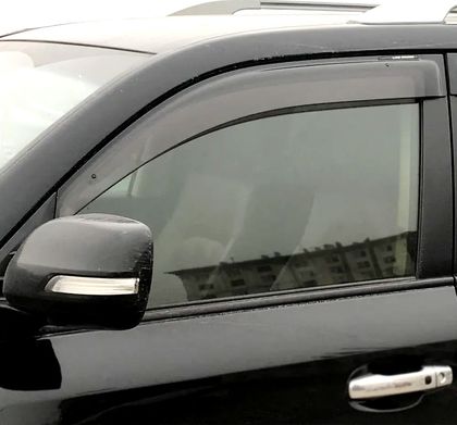 Дефлекторы Alvi-Style для окон Original широкие с надписью Lexus LX 570 2007-2024. Артикул ALV210