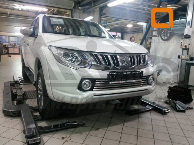 Накладка на решётку радиатора Can Otomotiv НИЖНЯЯ d16 для Mitsubishi L200 V 2015-2019.Артикул MIL2.27.1955. Артикул MIL2.27.1955