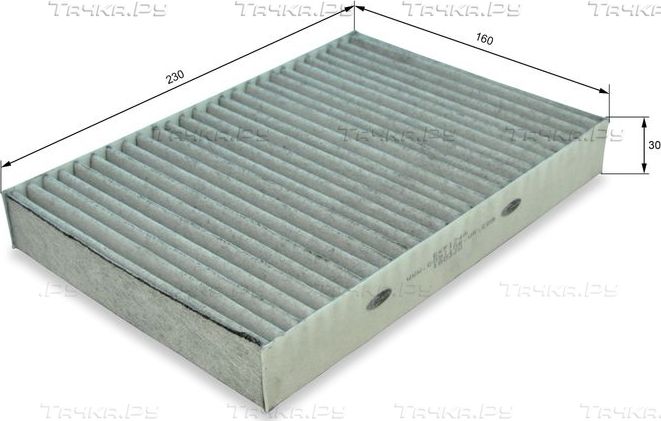 Салонный фильтр Comline для Nissan Kubistar X76 2003-2026. Артикул EKF124A