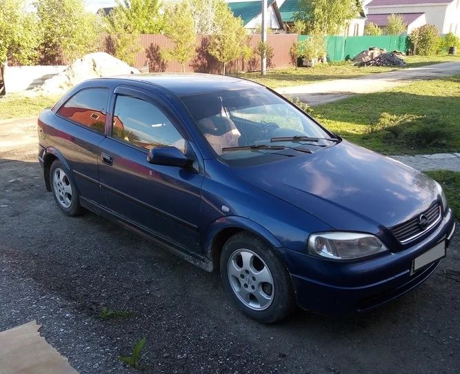 Дефлекторы Сobra Tuning для окон Opel Astra G 3-дв. 1998-2004. Артикул O14698