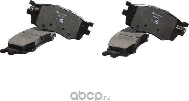 КОЛОДКИ ПЕРЕДНИЕ ДЛЯ А/М HYUNDAI ACCENT III (05-10) KIA RIO II (05-) ДИСКОВЫЙ (Volram). Артикул VR26123