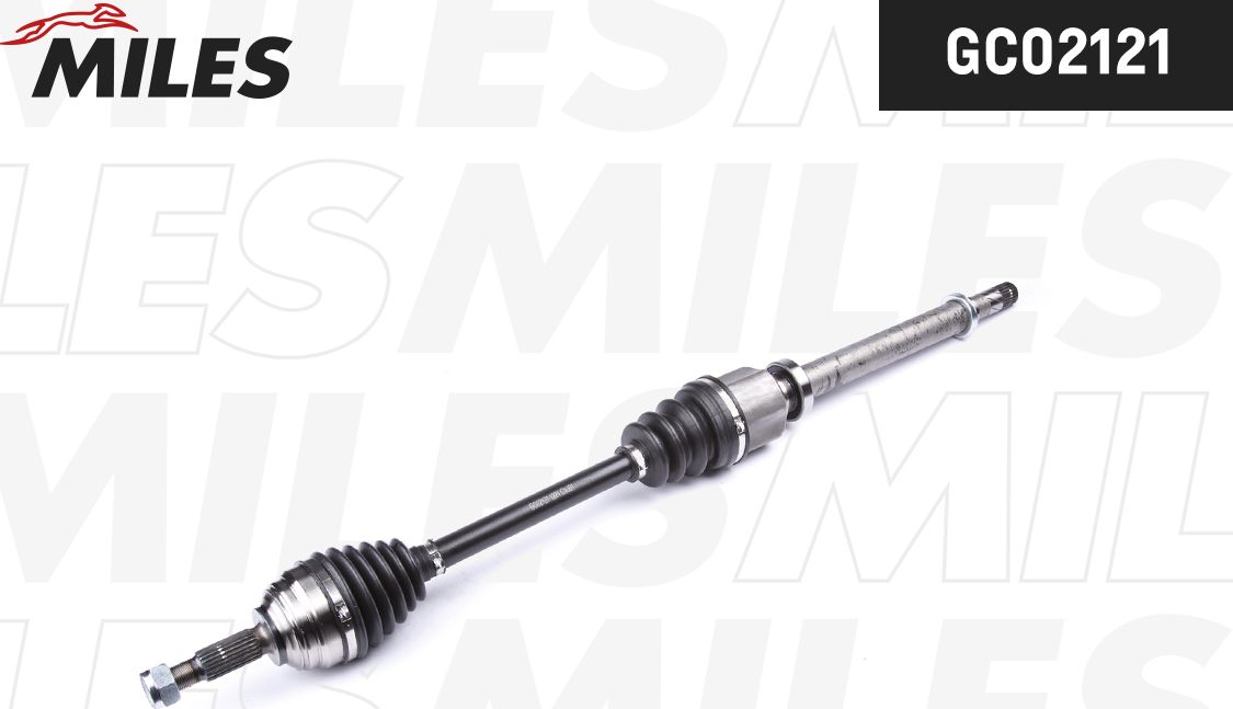 Полуось (привод в сборе, приводной вал) Miles. Артикул GC02121