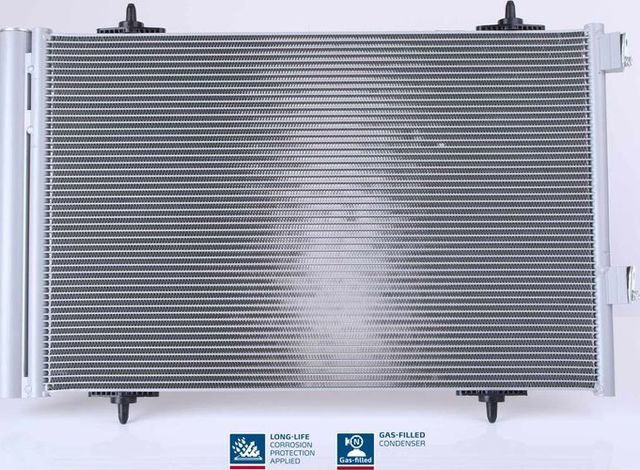 Радиатор кондиционера (конденсатор) Nissens (алюминий) для Citroen C5 II 2009-2017. Артикул 940189