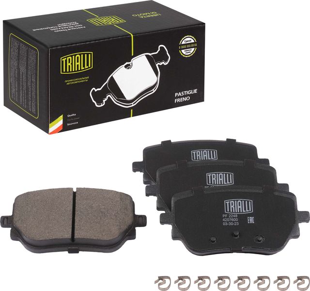 Тормозные колодки Trialli (Low-Metallic). Артикул PF 2248