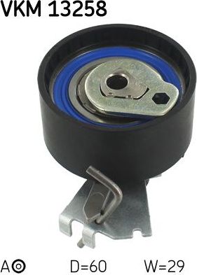 Натяжной ролик (натяжитель) ремня ГРМ SKF. Артикул VKM 13258