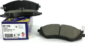 Тормозные колодки Sangsin Hi-Q передние для Chevrolet Aveo I 2005-2007. Артикул SP1159