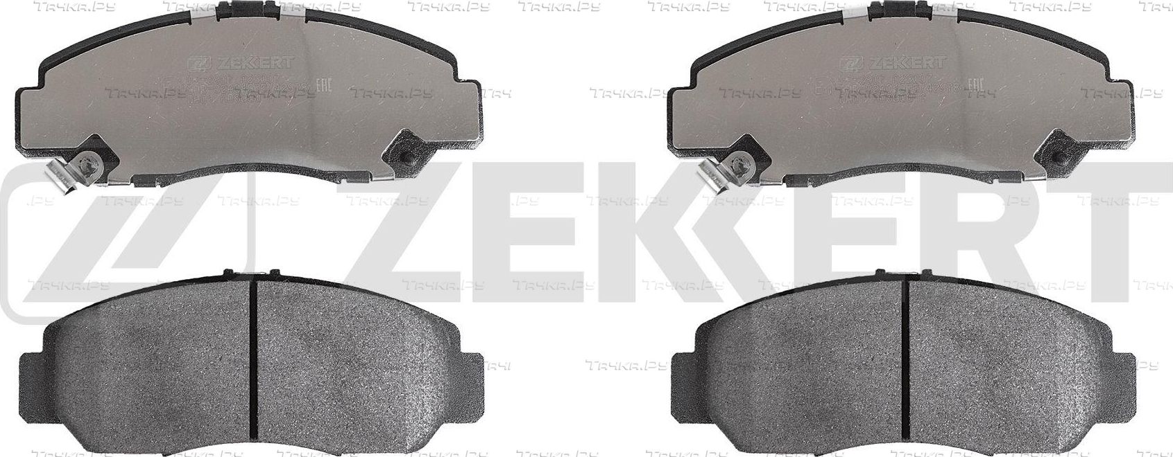 Тормозные колодки Zekkert передние для Honda Civic VII 2001-2005. Артикул BS-2807