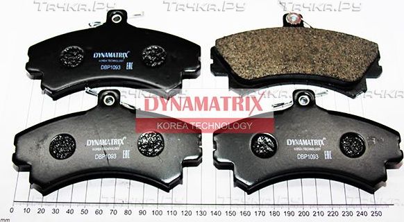 Тормозные колодки Dynamatrix. Артикул DBP1093