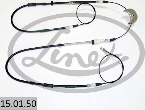 Трос ручника (тросик ручного тормоза) Linex. Артикул 15.01.50