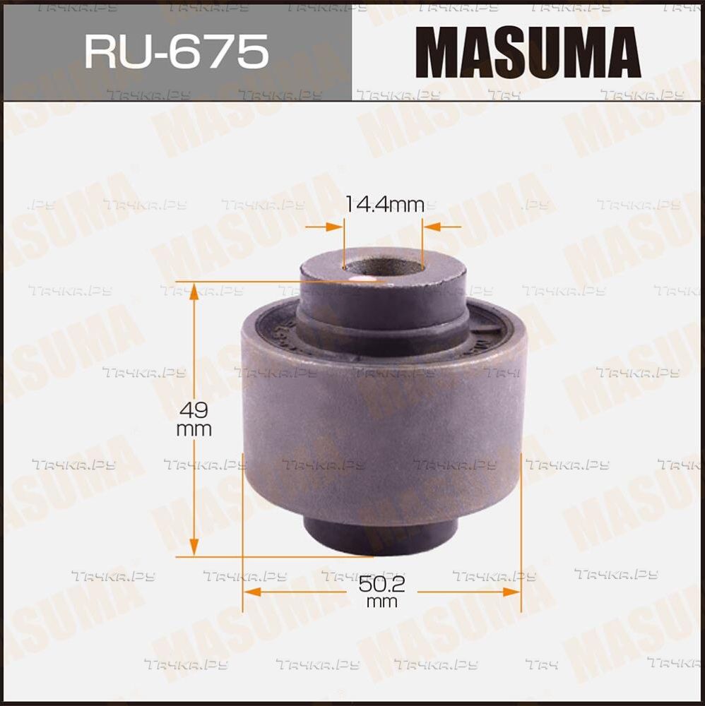 Сайлентблок переднего рычага подвески Masuma правый/левый нижний для Nissan Teana J32 2008-2013. Артикул RU-675