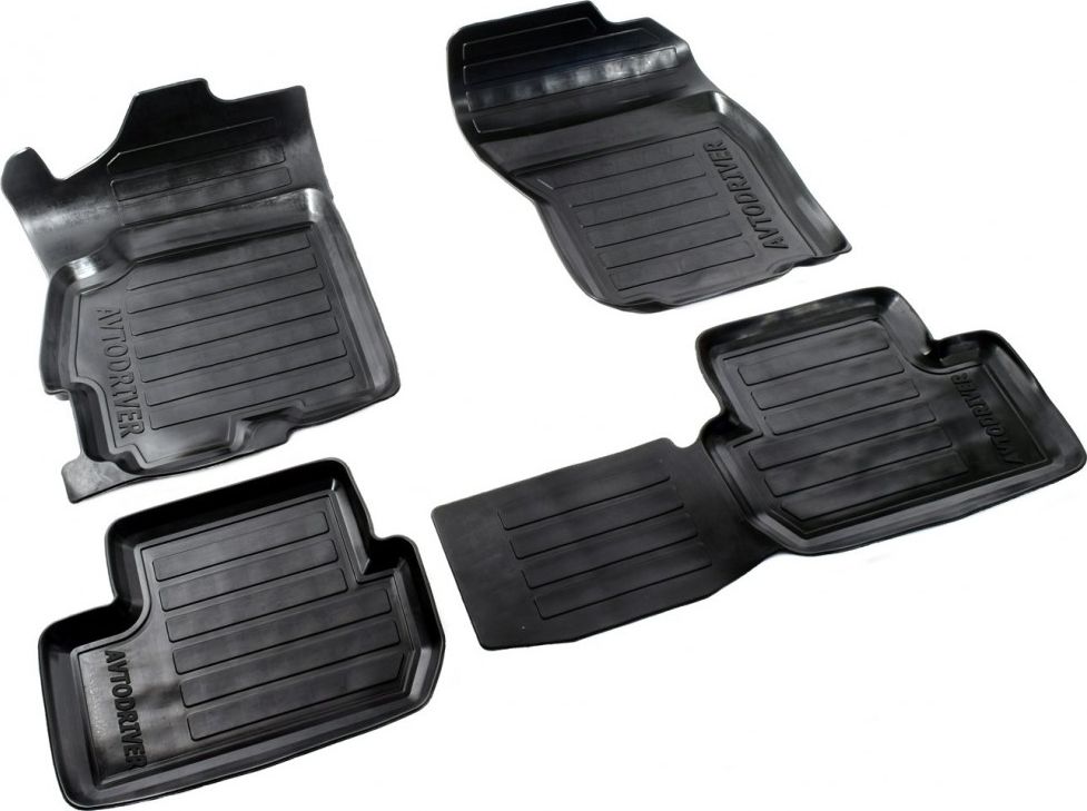 Коврики резиновые Avtodriver для салона Mitsubishi Lancer 10 2007-2026. Артикул ADRAVG209