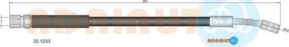 Тормозной шланг Adriauto. Артикул 33.1233