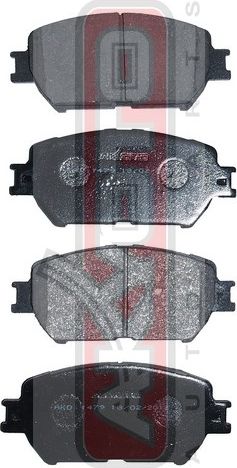 Тормозные колодки Akyoto Packing AKYOTO. Артикул AKD-1479