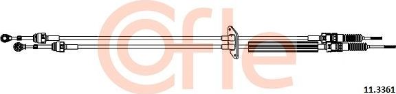 Трос переключения передач КПП Cofle. Артикул 92.11.3361