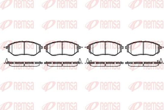 Тормозные колодки Remsa. Артикул 1137.02