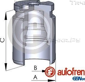 Поршень тормозного суппорта Autofren Seinsa задний для Smart Forfour I (W454) 2004-2006. Артикул D02594