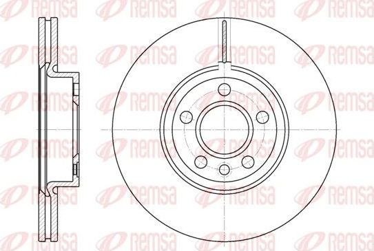 Тормозной диск Remsa передний для Bentley Bentayga I 2015-2026. Артикул 6728.10