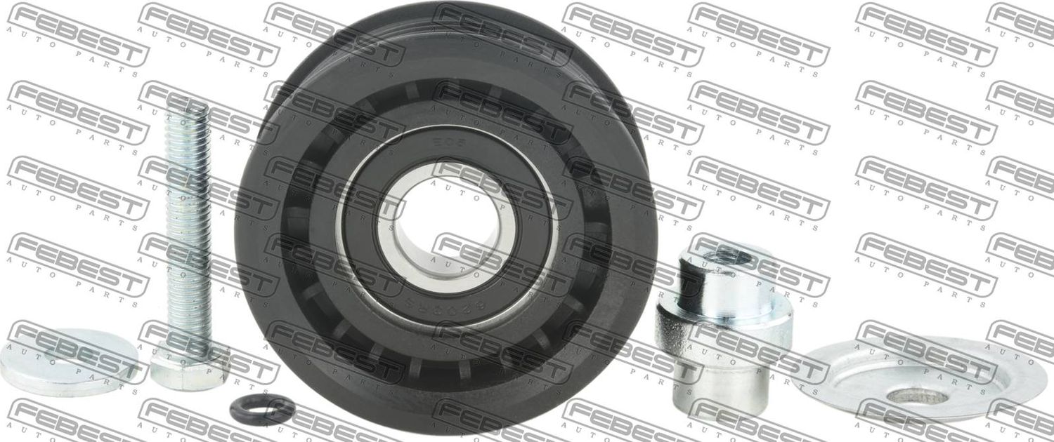 Направляющий (ведущий) ролик приводного поликлинового ремня Febest. Артикул 2588-BOX3