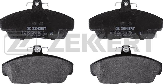 Тормозные колодки Zekkert передние для ГАЗ ГАЗель 1993-2013. Артикул BS-2386