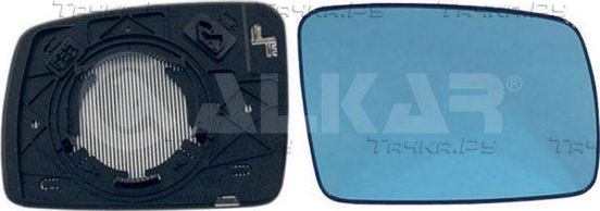 Зеркальное стекло бокового зеркала Alkar правое для Land Rover Range Rover III 2002-2009. Артикул 6412044
