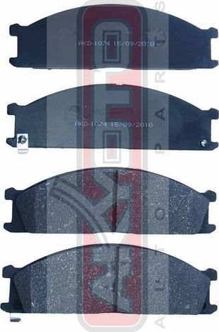 Тормозные колодки Akyoto Packing AKYOTO передние для Nissan Terrano I 1989-1996. Артикул AKD-1074
