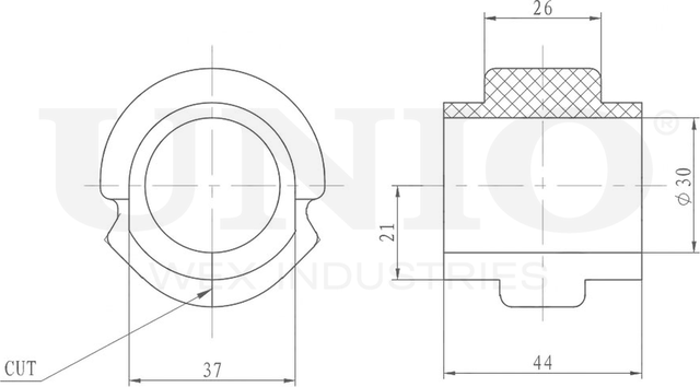 Втулка стабилизатора (Unio). Артикул RMP-10228