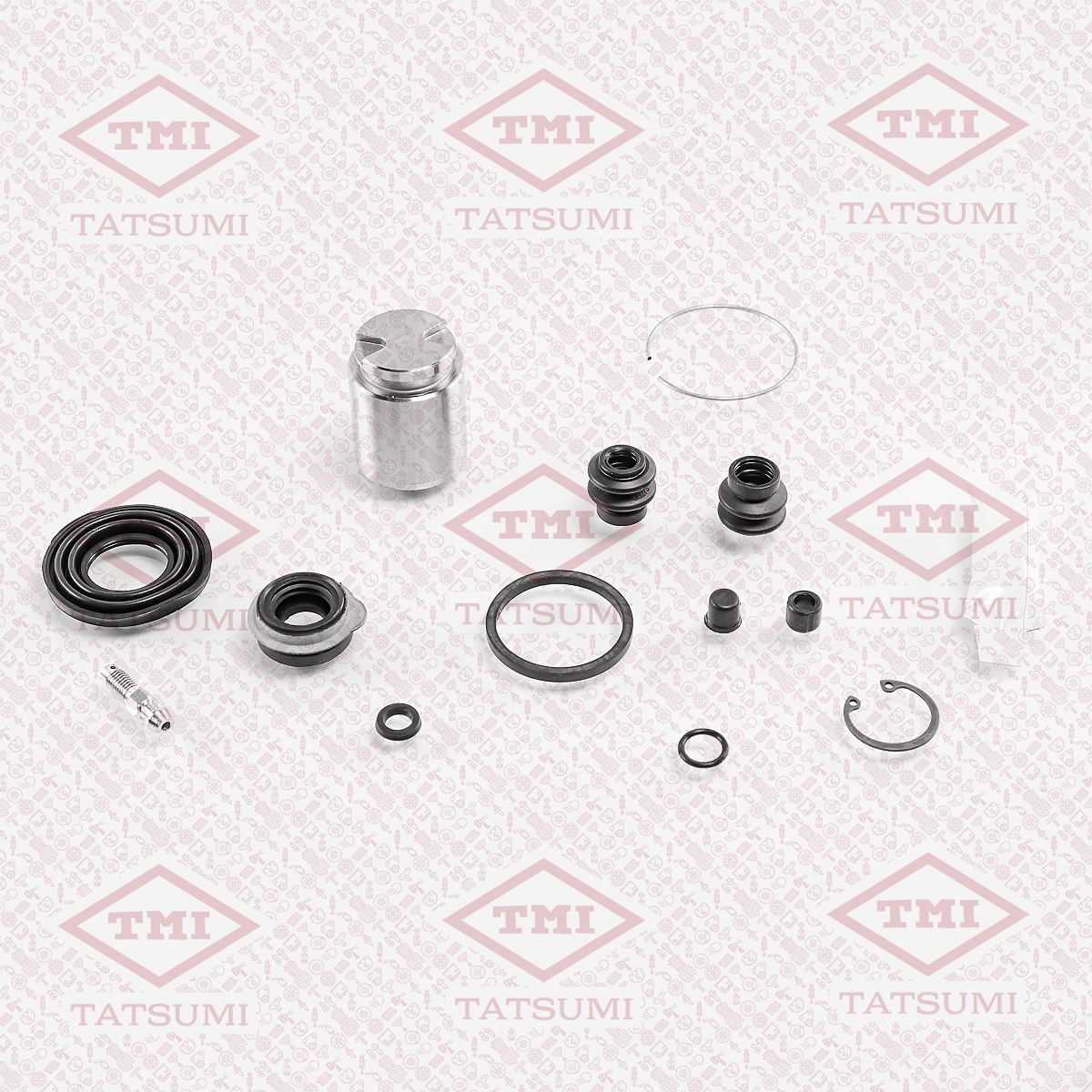 Ремкомплект тормозного суппорта заднего (с поршнем) (Tatsumi). Артикул TCG1358