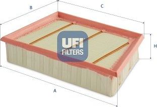 Воздушный фильтр UFI. Артикул 30.698.00
