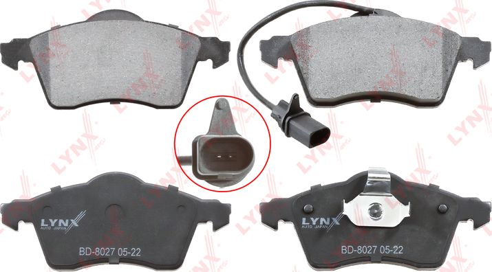 Тормозные колодки LYNXauto. Артикул BD-8027