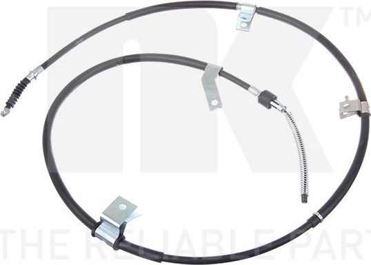 Трос ручника (тросик ручного тормоза) NK. Артикул 903018