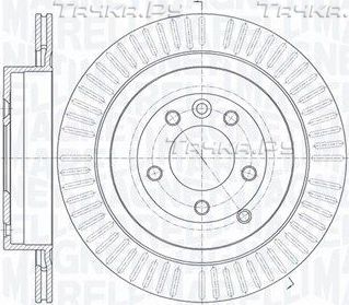 Тормозной диск Magneti Marelli. Артикул 361302040428