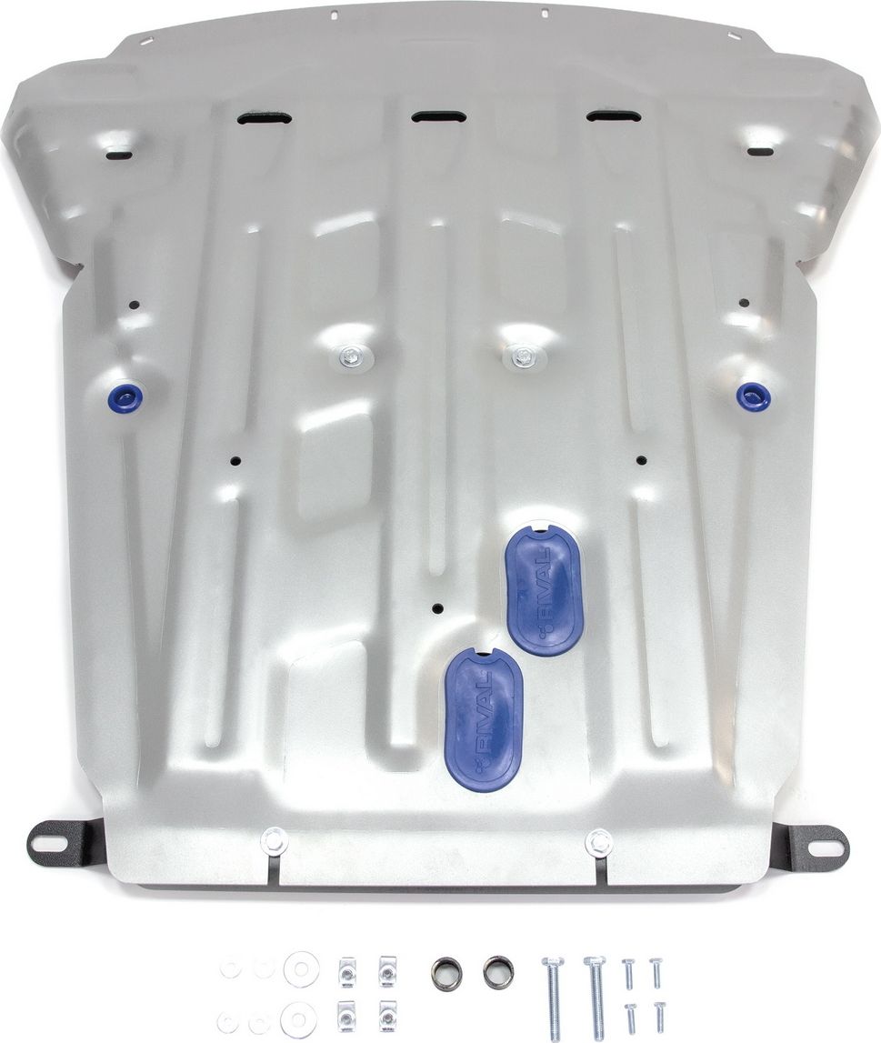 Защита алюминиевая Rival для картера BMW X5 III F15 2013-2018. Артикул 333.0523.1