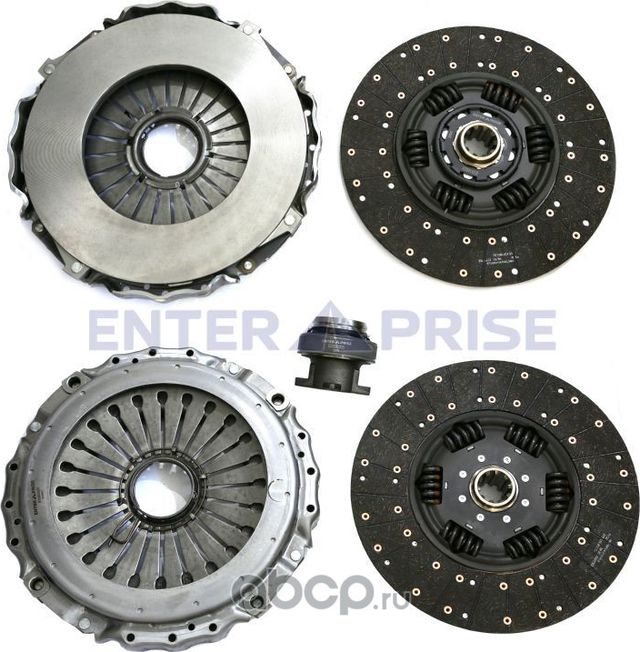 Комплект сцепления ф430*2-10N D2876 КПП ZF Ecosplit 3 MAN TG-A (Enterprise). Артикул E3380005