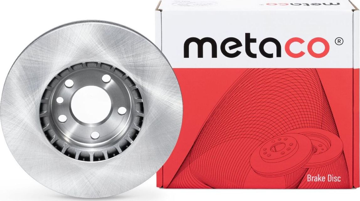 Диск тормозной передний вентилируемый (Metaco). Артикул 3050396
