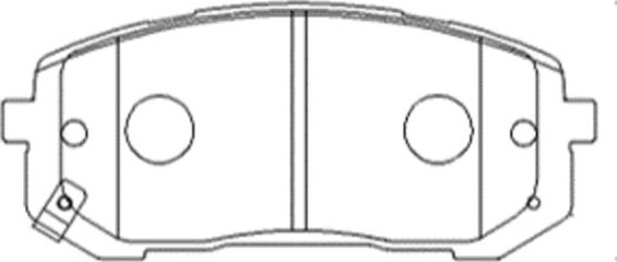 Тормозные колодки CTR. Артикул GK1509