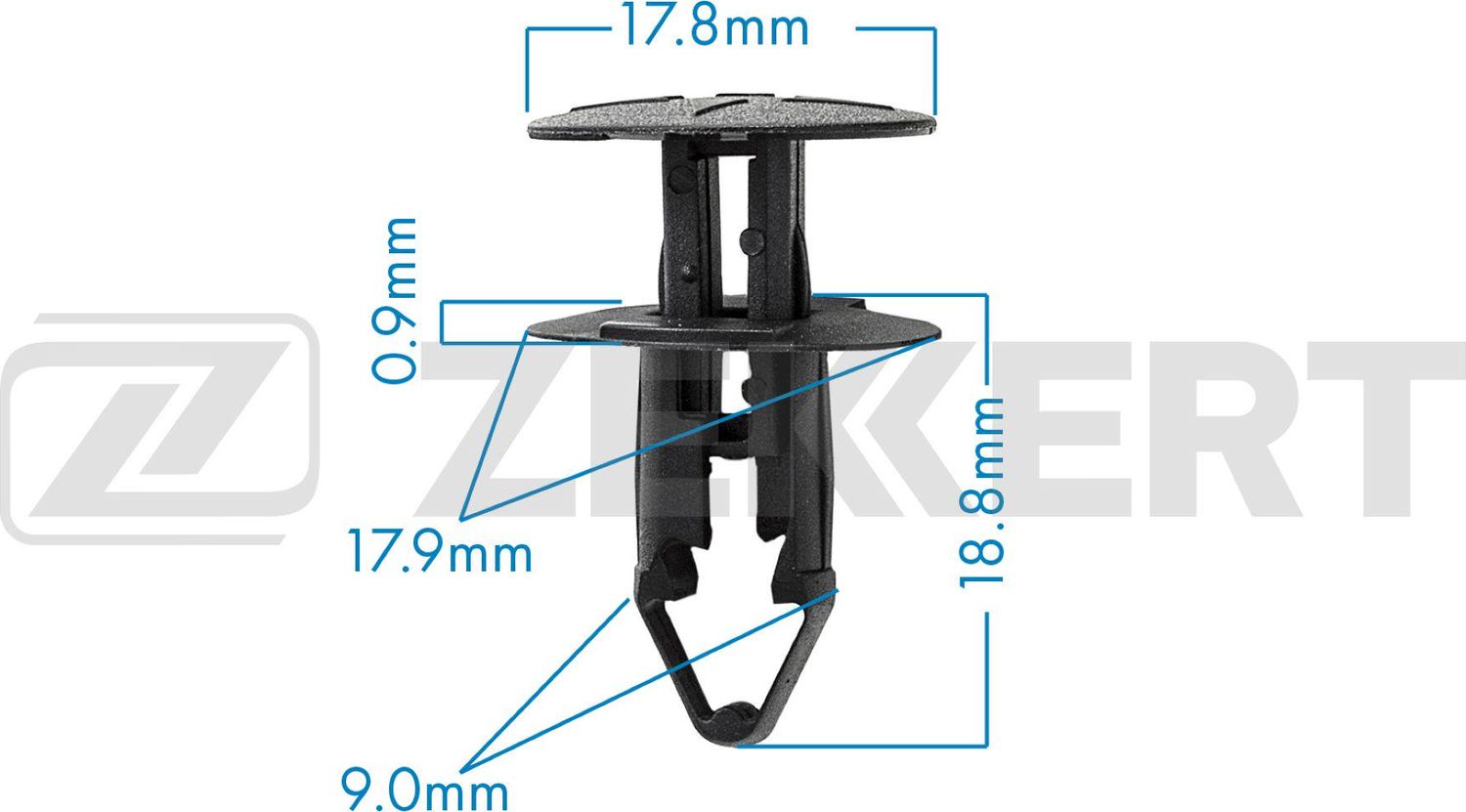 Клипса Zekkert. Артикул BE-3013