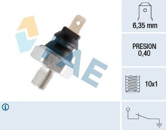 Датчик давления масла FAE для Volvo 940 1990-1998. Артикул 11070