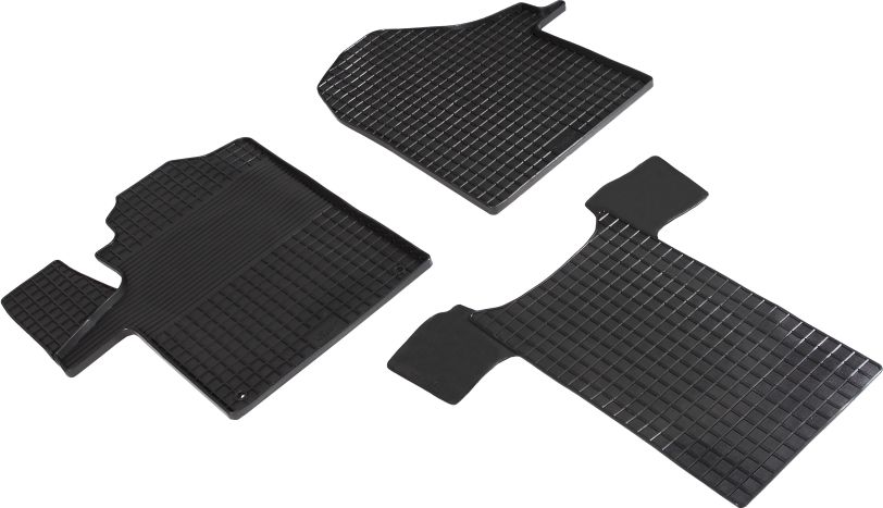 Коврики резиновые Seintex с узором сетка для салона Mercedes-Benz Vito W447 2014-2026. Артикул 93306