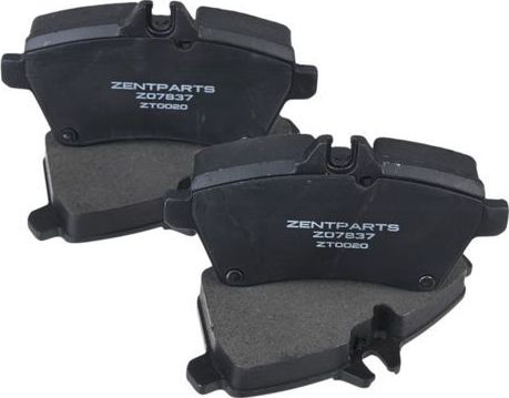 Тормозные колодки Zentparts. Артикул Z07837