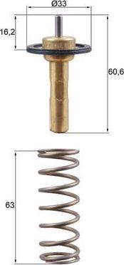 Термостат Mahle Behr для Volvo V60 I 2010-2018. Артикул TX 311 90D