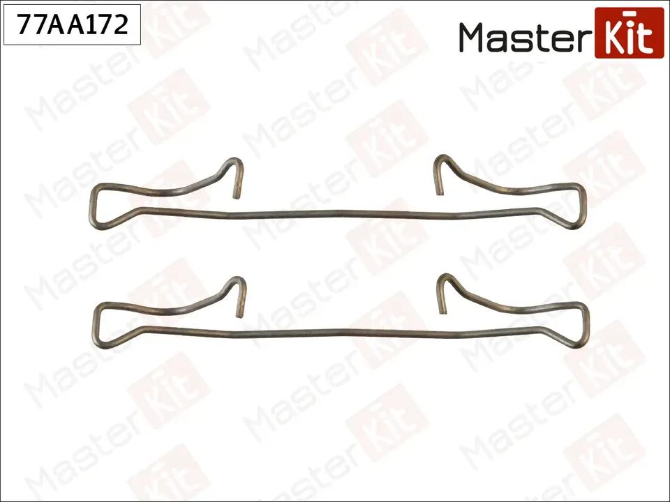 Комплект установочный тормозных колодок Peugeot 5008 (0U_, 0E_) 2009 - 77AA172 (Master KIT). Артикул 77AA172