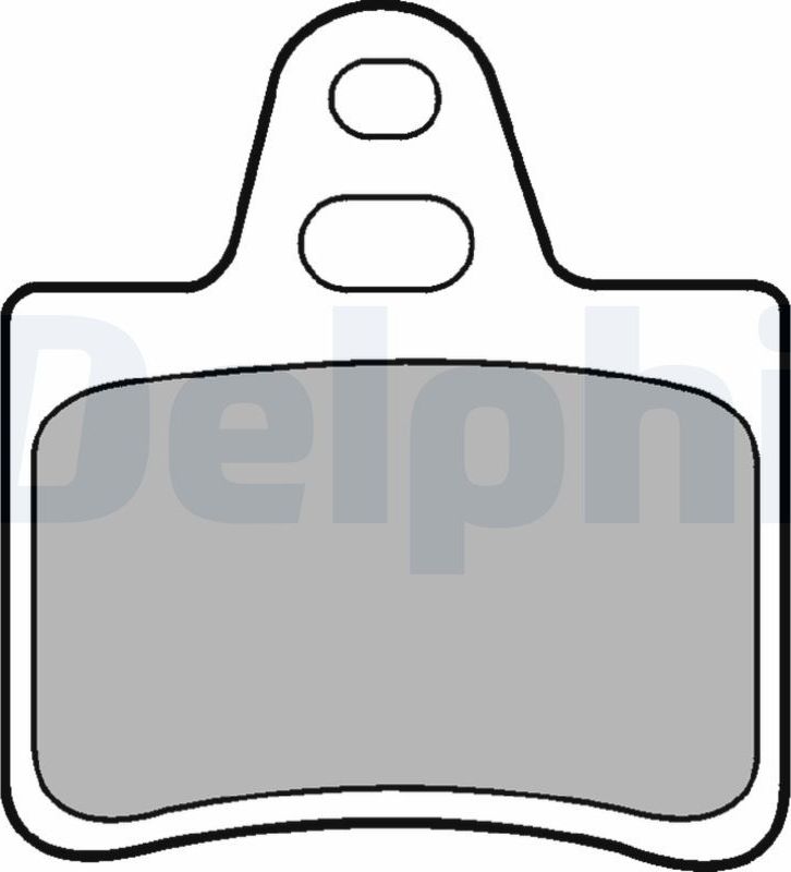Тормозные колодки Delphi (органический). Артикул LP655